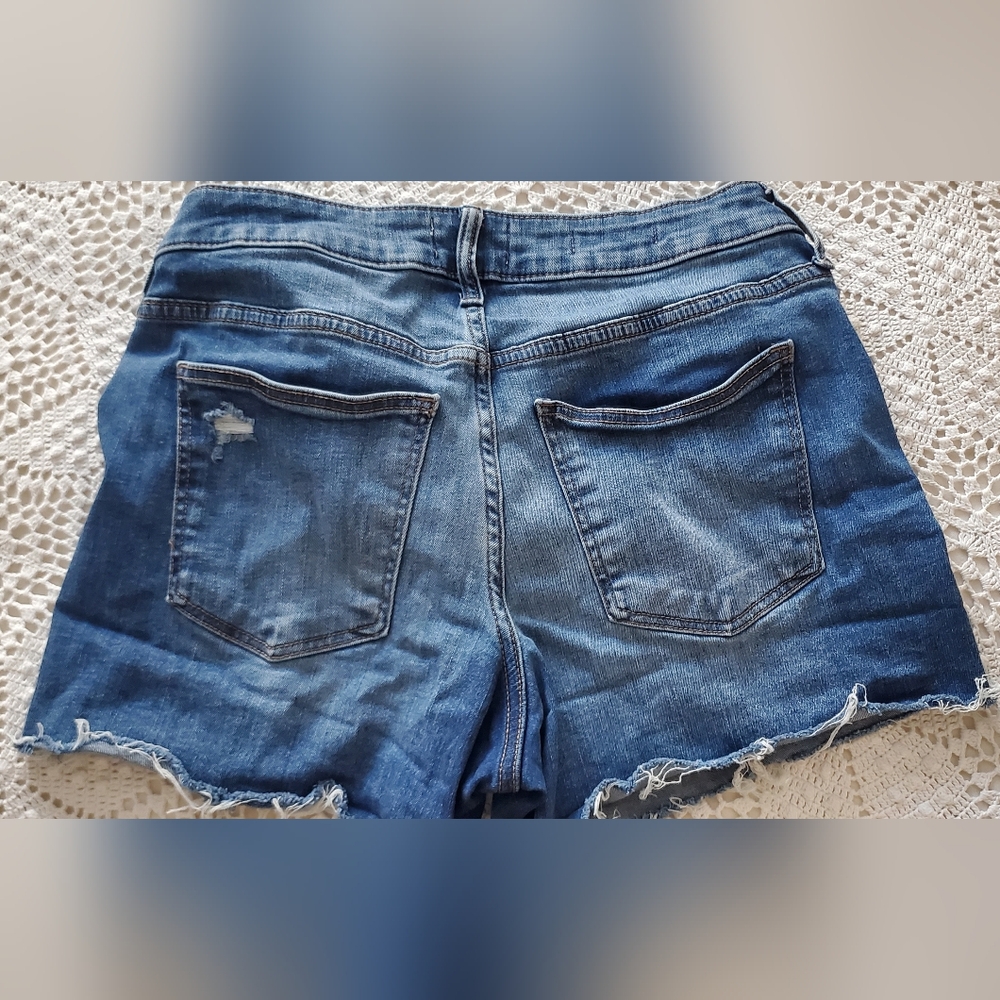 Blue Denim Women Shorts
